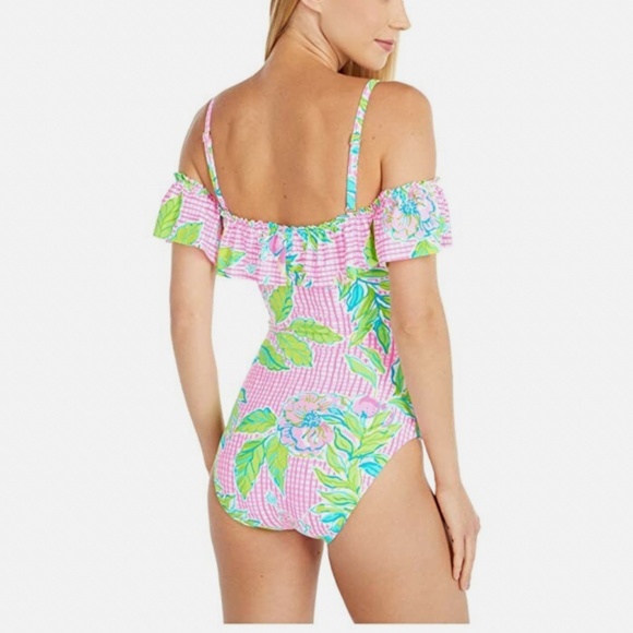 Lilly Pulitzer "One piece swim suit Lilly Pulitzer in Don't Stop BeLeafing" - Picture 10 of 10